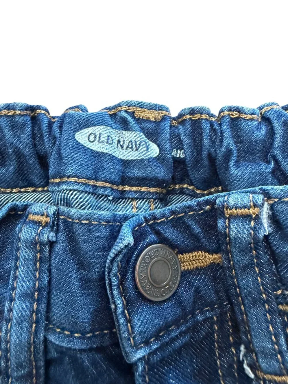 Old Navy Boys’ Jeans Size 6 – Dark Wash Adjustable Waist